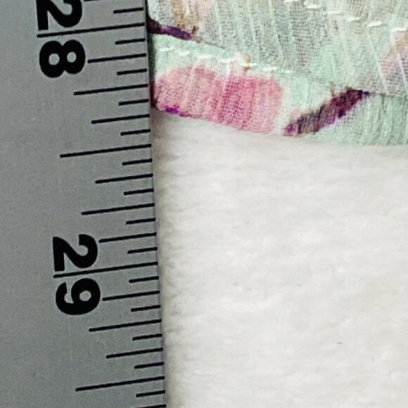 Kut from the Kloth Floral Blouse Women Medium Long Sleeve Roll Tab Button Front - Picture 7 of 10